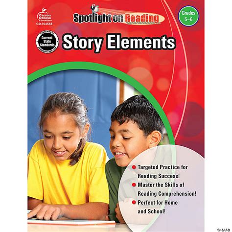 Carson Dellosa Education Story Elements Resource Book Grades 5 To 6 Oriental Trading