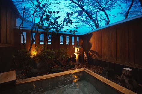 Private Onsen Room With A Rotenburo 6 Different Types Of Bath In Ryokan