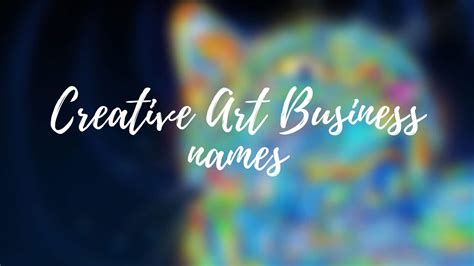 Ideas For Art Studio Names