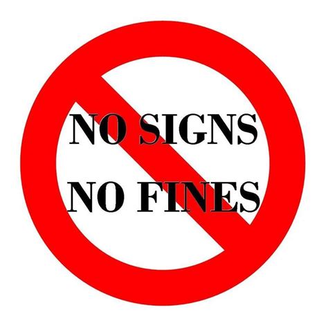 No Signs No Fines