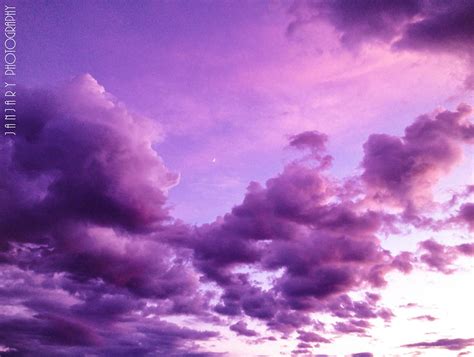 Purple Sky With Moon Photograph By Alla Eddine Janjary