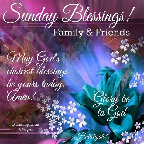 Sunday Morning Blessing Images Printable Template Calendar