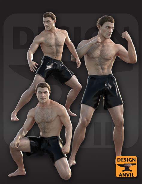 Da Action Poses For Genesis 8 Males Daz 3d