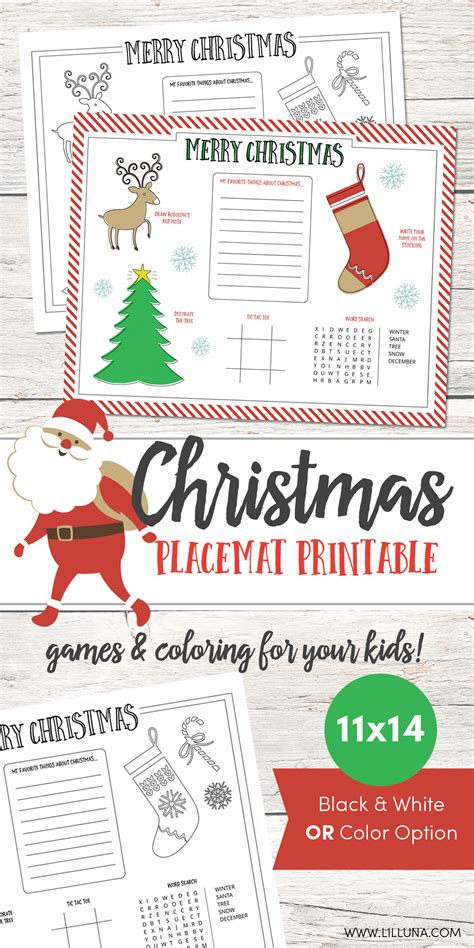Either way, these free placemat patterns are here to inspire you! Free Printable Christmas Placemats For Adults | Free Printable