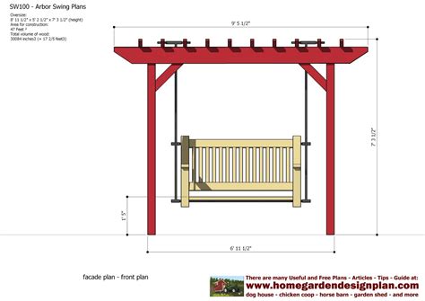 For Chick Coop Sw100 Arbor Swing Plans Swing Woodworking Plans Outdoor