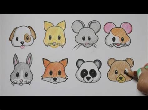 Begin vandaag nog met leren! Alle dieren EMOJIS tekenen! :) (Deel 1) - YouTube