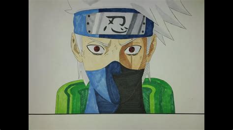 How To Draw Kakashi New Mangekyou Sharingan Step By Step Full Color