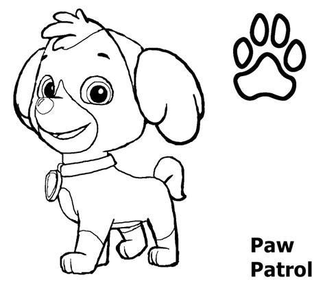 All coloring pages » cartoon » paw patrol. Free Printable Paw Patrol Coloring Pages Print - Kinder ...