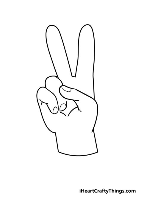 How To Draw A Anime Peace Sign Wallace Borceir