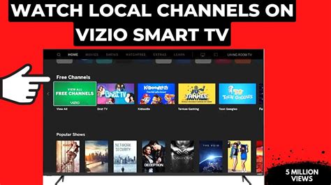 How To Watch Local Channels On Vizio Smart Tv Youtube