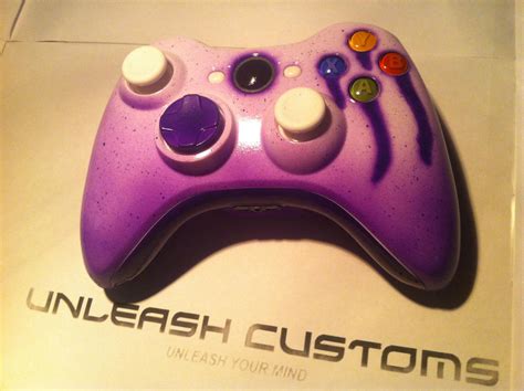 Xbox 360 Purple Fade Controller By Unleashcustoms On Deviantart