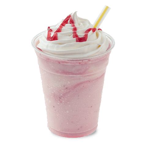 Large Strawberry Frosty Shake Wendys View Online Menu And Dish