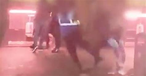Bouncers Suspended After Being Filmed Fighting With Revellers Outside Nightclub Daily Star