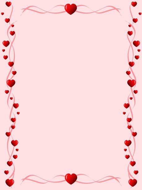 Heart Border Illustrations Royalty Free Vector Graphics And Clip Art