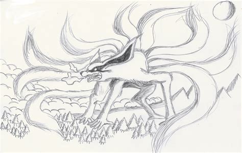 Anime Nine Tailed Fox Coloring Pages Nine Tailed Fox Coloring Pages