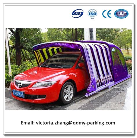 Solar Powered Retractable Car Garage Portable Car Lift For Garage