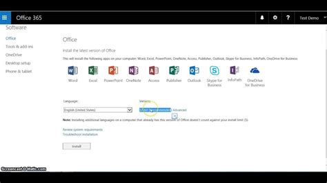 How To Install Office 365 On Windows Youtube