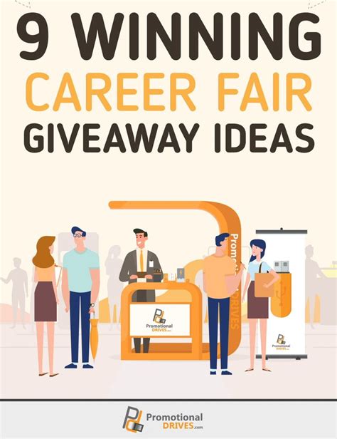 9 Career Fair Giveaways Infographic Promotional Drives Video