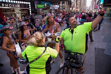 Fat Guy Across America Hits New York The New York Times