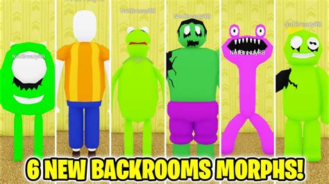 How To Get All 6 New Backrooms Morphs In Backrooms Morphs Roblox