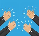 Hands clapping vector icons | Custom-Designed Illustrations ~ Creative ...
