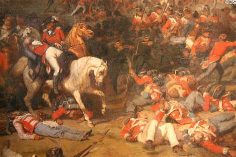 Detail Of Death Of British General Pakenham At Battle Of New Orleans In