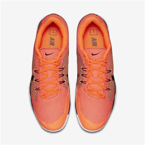 Nike Mens Air Zoom Ultra Clay Court Tennis Shoes Hyper Orange