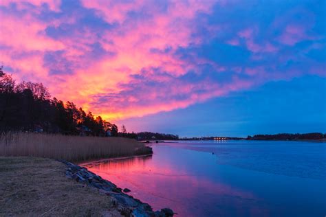 Free Stock Photo Of Blue Water Skies Sunrise