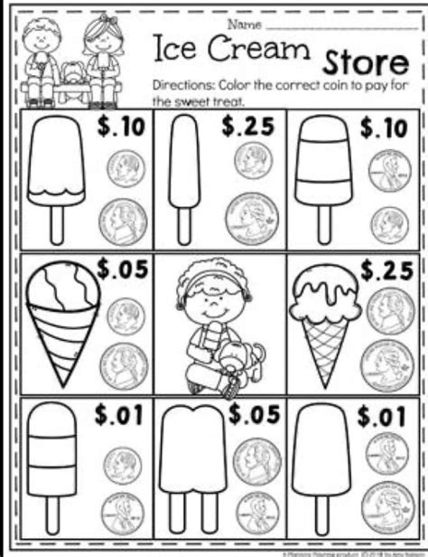 20 Beginner Money Worksheets For Kindergarten