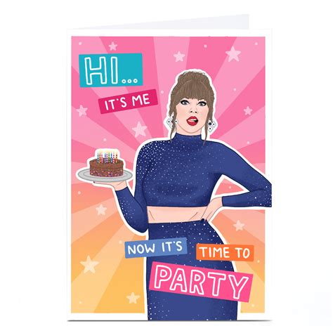 buy personalised blue kiwi card it s me now it s time to party for gbp 2 29 card factory uk