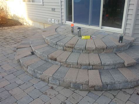 Building patio steps with pavers. Brick Pavers,Canton,Ann Arbor,Plymouth,Brick Paver Repair ...