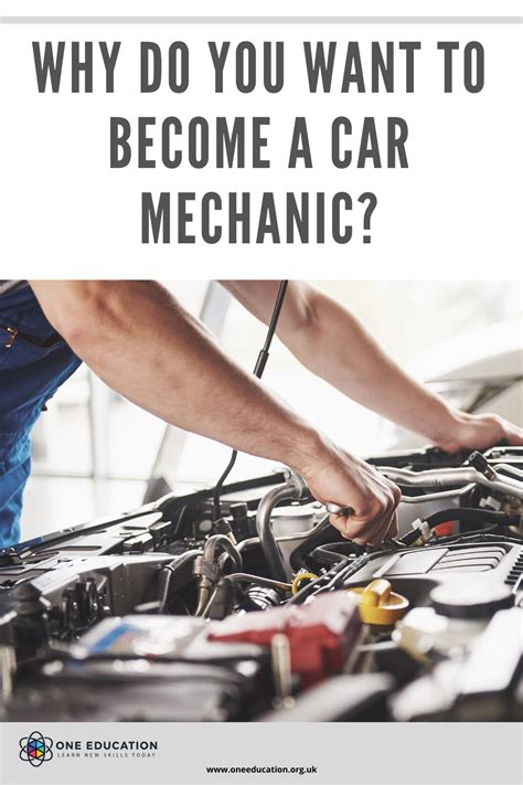 The Reasons For Becoming A Car Mechanic Can Be Very Simple To