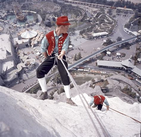 Disneyland Mountaineers Climb The Parks Matterhorn Bobsleds Ride