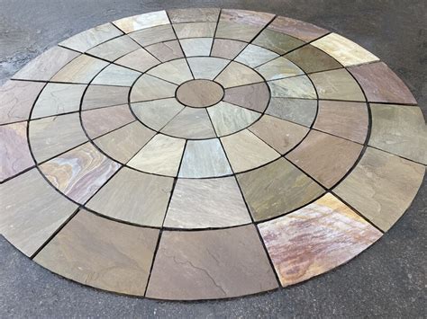 Raj Green 3 Meter Circle Natural Paving Store