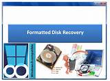 Images of Formatted Disk Recovery Software