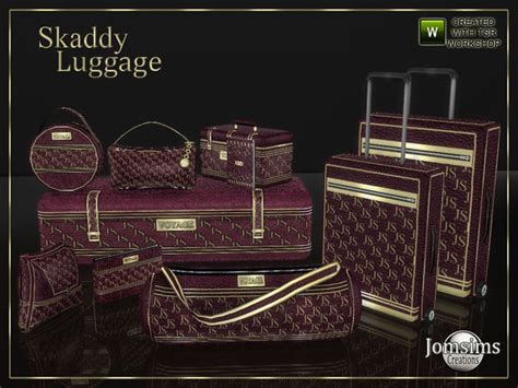 The Sims Resource Skaddy Luggage