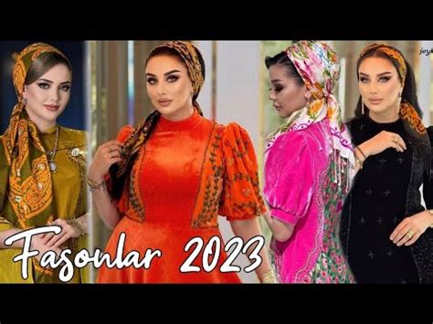 Turkmen Moda Koynek Fasonlar 2023 Gelin Gyzlara Milli Fasonlar