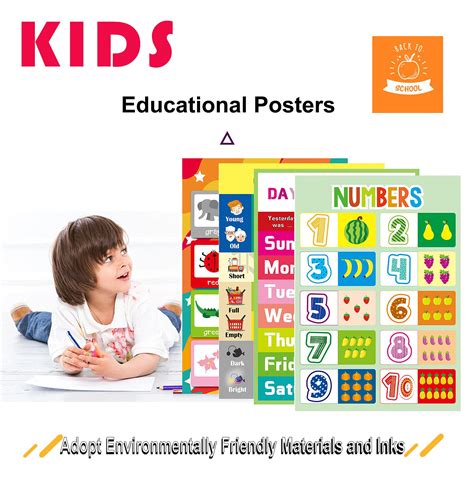 16 Pcs Educational Posters Speech Learning Poster Grammar Poster