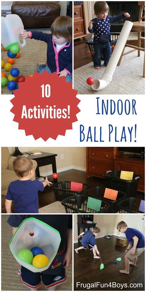 Is the weather outside unpleasant? 10 Ball Games for Kids - Ideas for Active Play Indoors ...