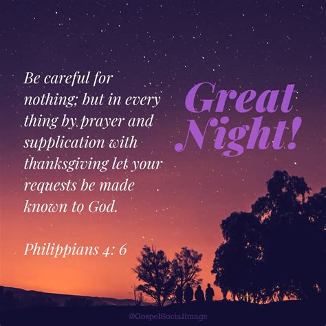 Image Message From God Of Good Night Philippians 4 6 Gospelbylife