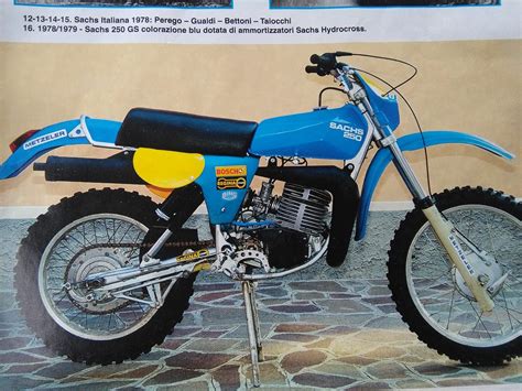 Sachs Gs 250 1978 Italian Factory Team Vintage Motocross Vintage