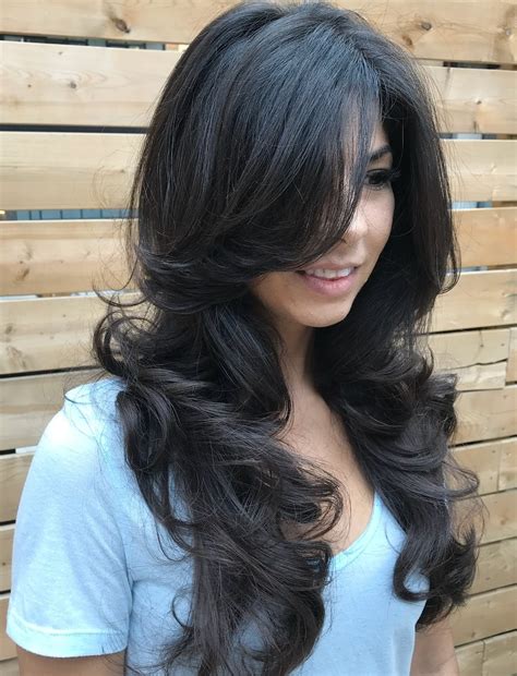 Long straight hair with layers 50 Prettiest Long Layered Haircuts with Bangs for 2021 ...