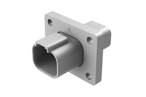 At04 4p L012 4 Position Receptacle Flange Mount Connector