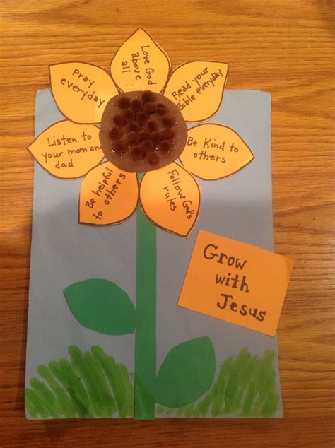 Grow With Jesus Bible Craft By Let Sunday School Crafts For Kids