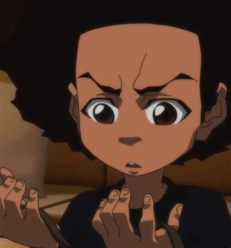 Image about boondocks in draw| art. Pin by ︎˖*°༄ 𝙖𝙗𝙚𝙣𝙖. on boondocks caps | Black anime ...