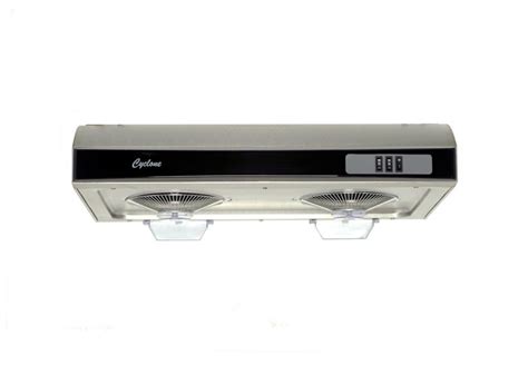 Cyclone 36 Inch 600 Cfm Pyramid Shape Island Range Hood In Stainless