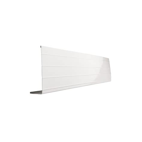 Peak 10 Ft L X 8 Inch W X 2 Inch H Aluminum Fascia Cover In White