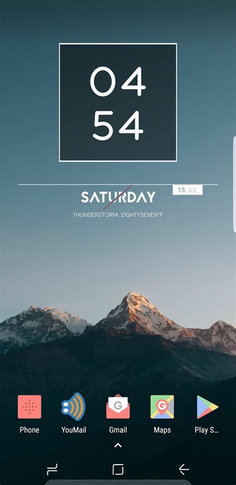 My First Try Another Mountain Theme Androidthemes