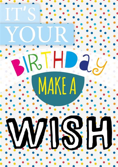 Its Your Birthday Make A Wish Verjaardag 🎂🎁🎉 Echte