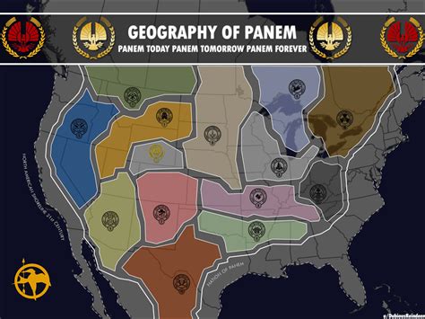 Geography Of Panem Map I Recreated Hungergames